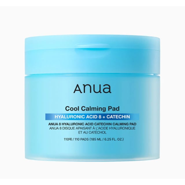 ANUA 8 Hyaluronic Acid Catechin Calming Pad 110ea/185ml