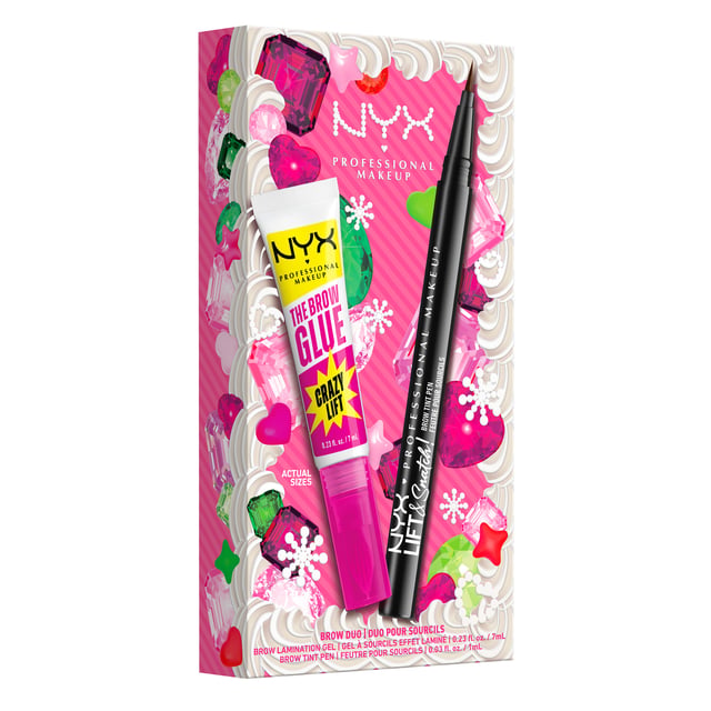 NYX Professional Makeup Brow Tint Espresso och The Brow Glue Crazy Lift
