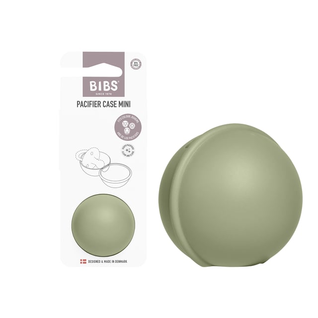 BIBS Pacifier Case Mini Sage