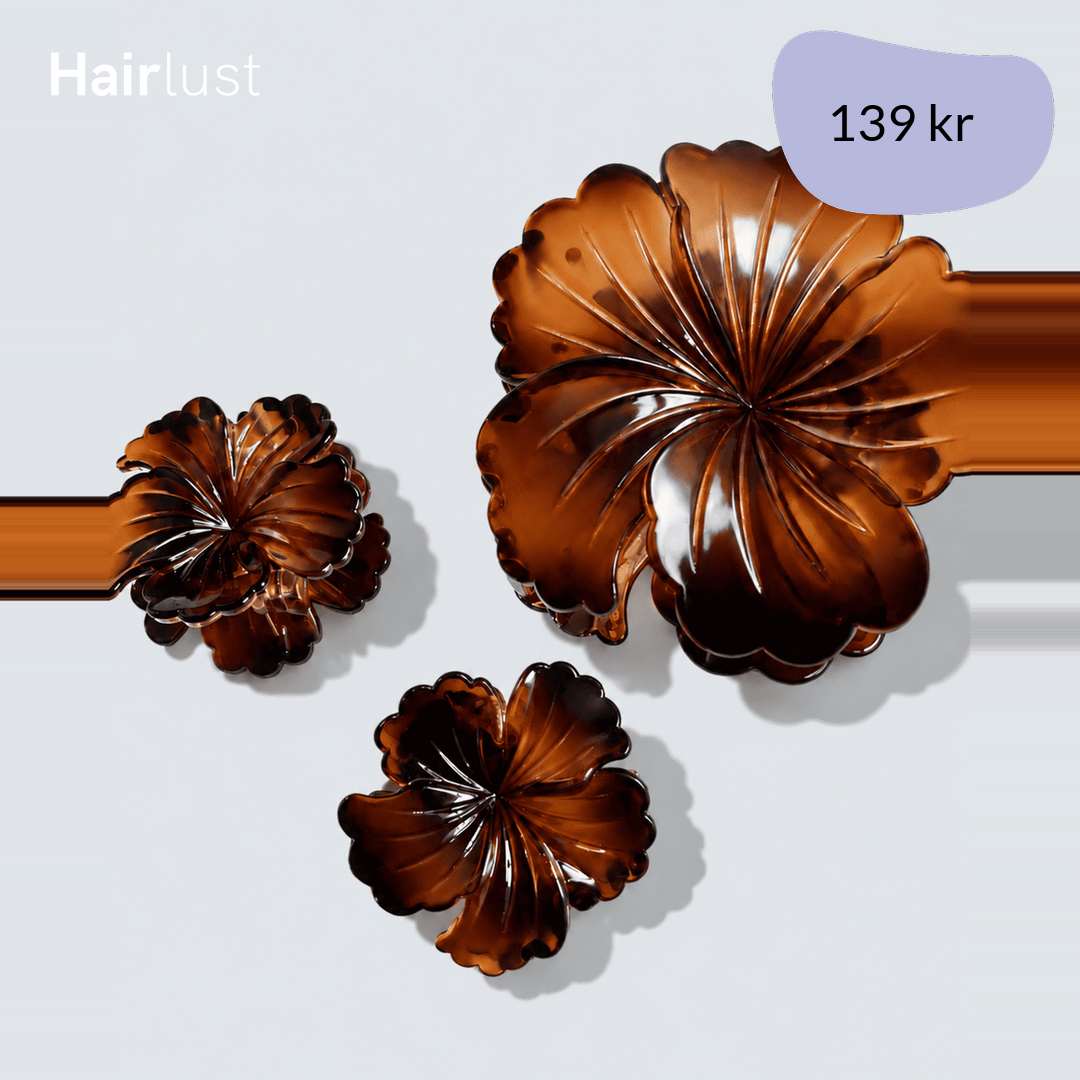 Flower Claw Clips, 3-Pack, Tortoise
