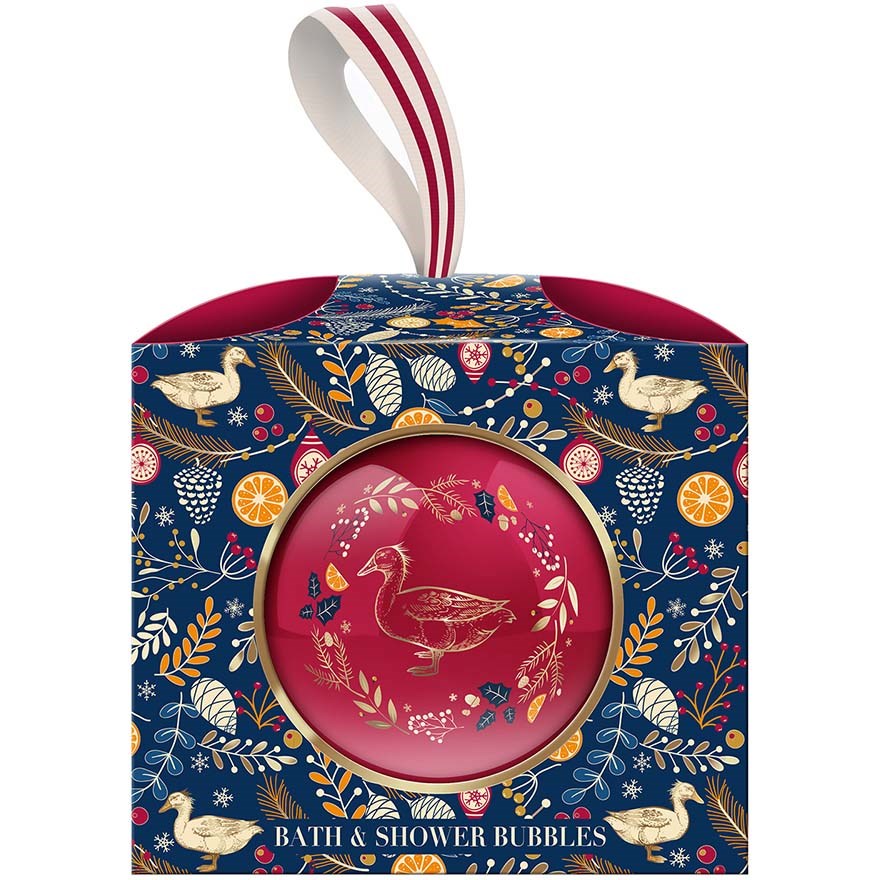 Baylis & Harding The Fuzzy Duck Winter Wonderland Festive Cranberry Fragranced Bath & Shower Bubbles 250 ml