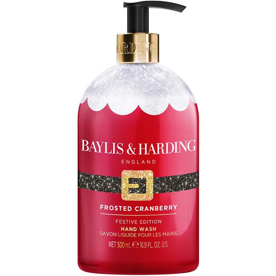 Baylis & Harding Festive Edition Frosted Cranberry Hand Wash Santa 500 ml