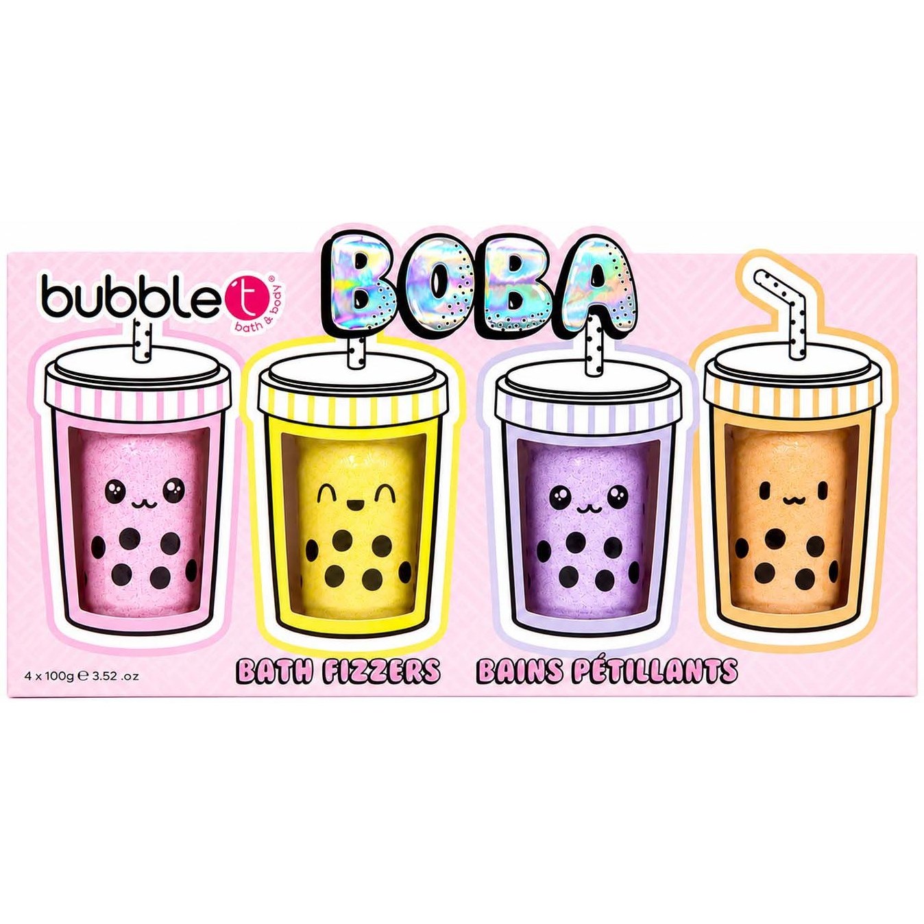 BubbleT Boba Bath Fizzer Set