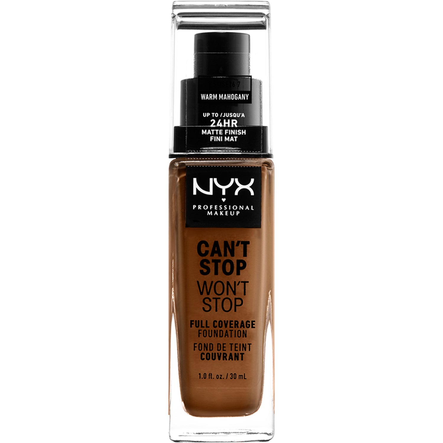 NYX Professional Makeup Can't Stop Won't Stop Foundation Warm mahogany - 30 ml