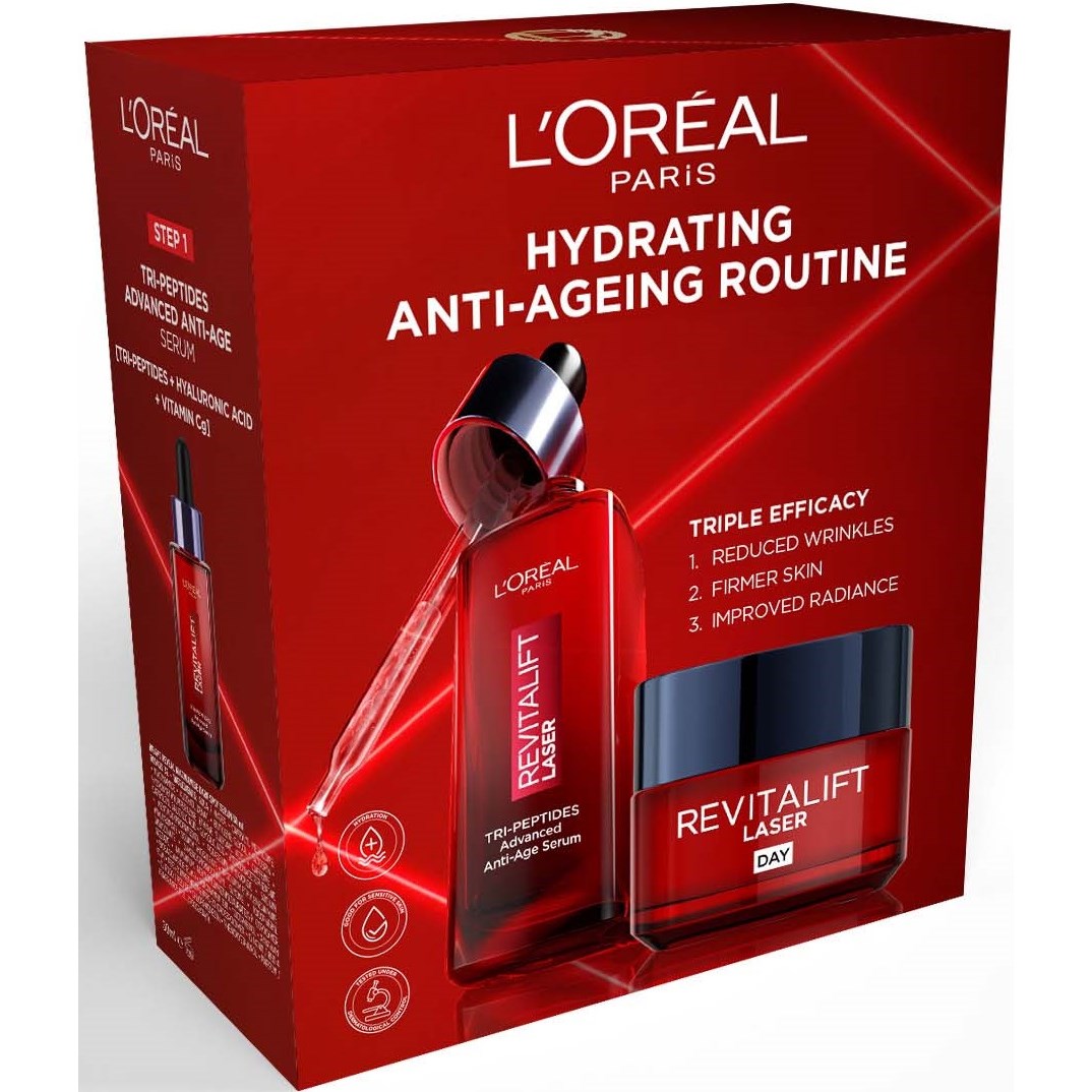 Loreal Paris Revitalift Laser Hydrating Anti-Ageing Routine
