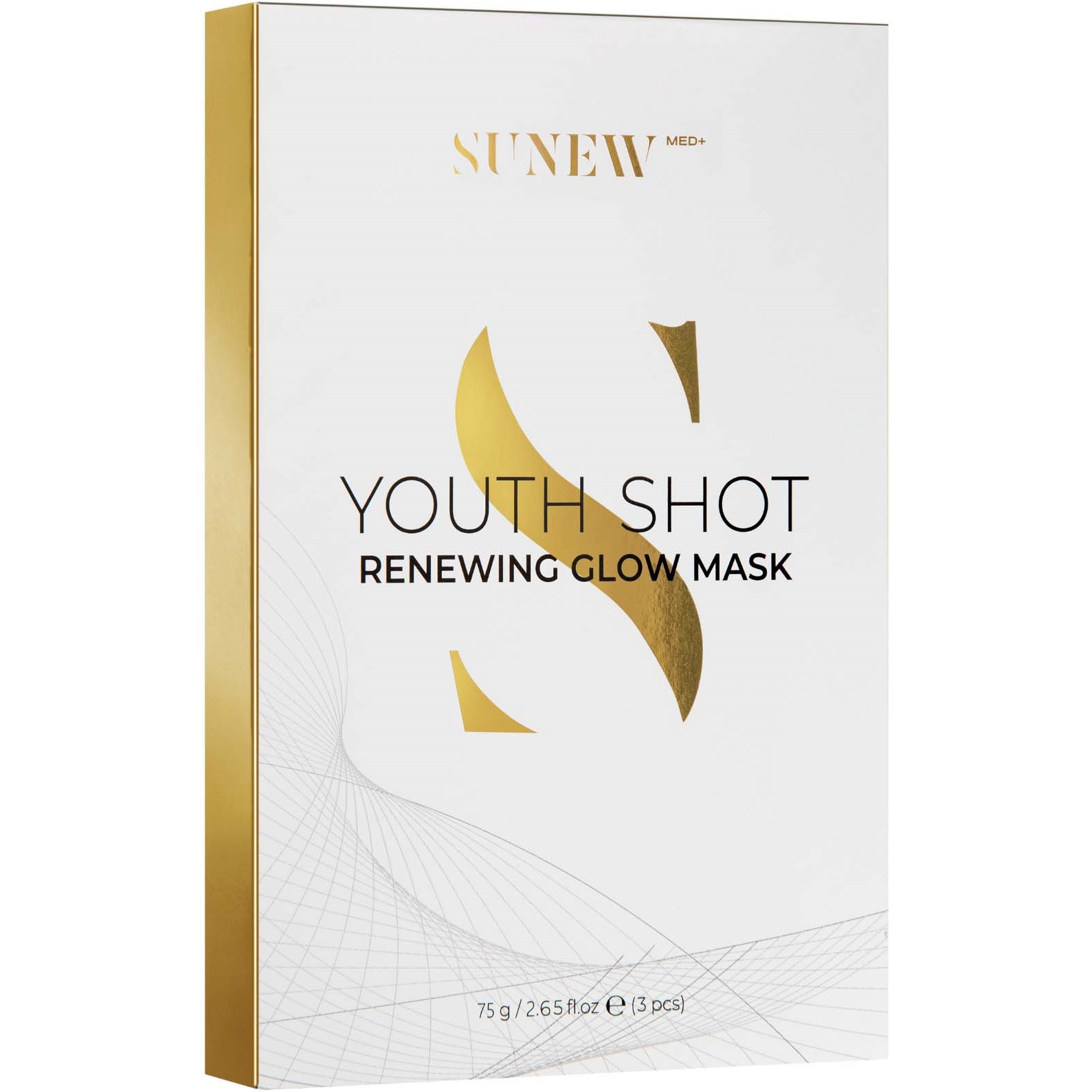 SUNEWMED+ Youth Shot Regenerating Glow Face Sheet Mask 3 st
