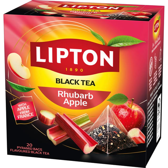 Lipton Rhubarb Apple Svart Te