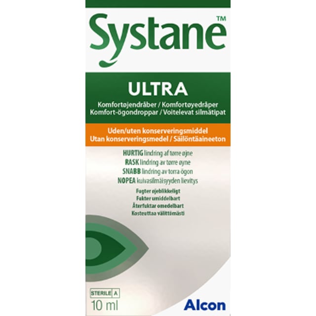 Systane Utan Konserveringsmedel Ultra 10 ml