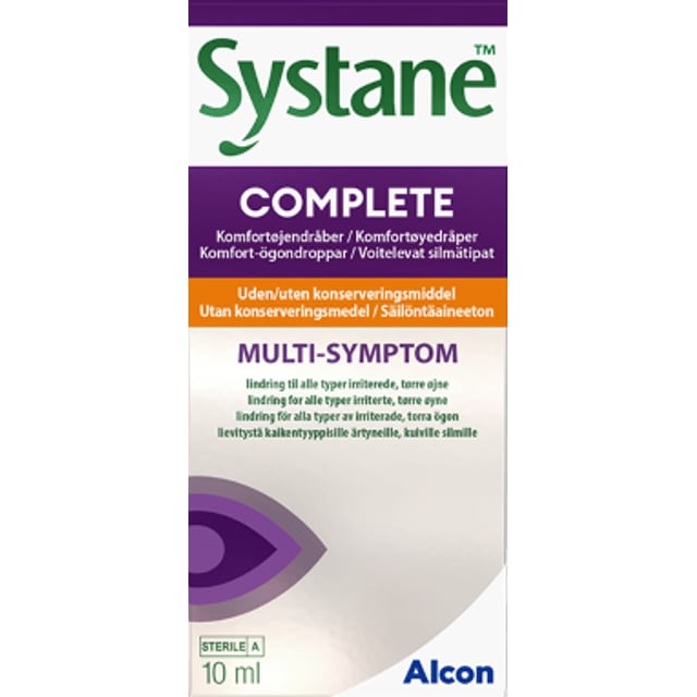 Systane Complete Utan Konserveringsmedel 10 ml