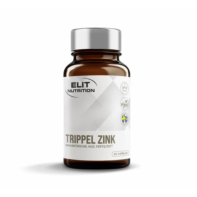 Elit Nutrition Trippel Zink 60 kapslar