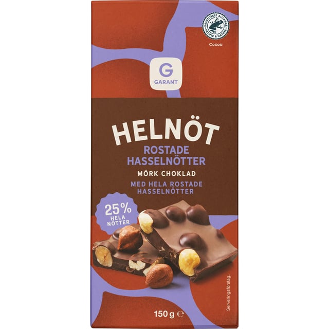 Garant Mörk Choklad Hasselnöt