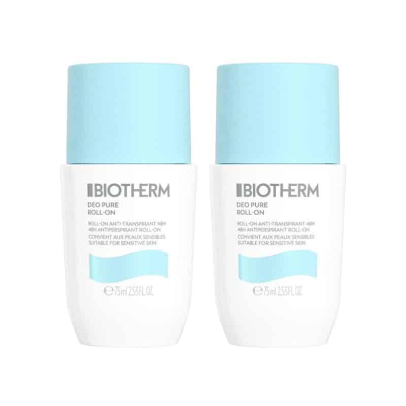 2-pack Biotherm Deo Pure Antiperspirant Roll-On 75ml