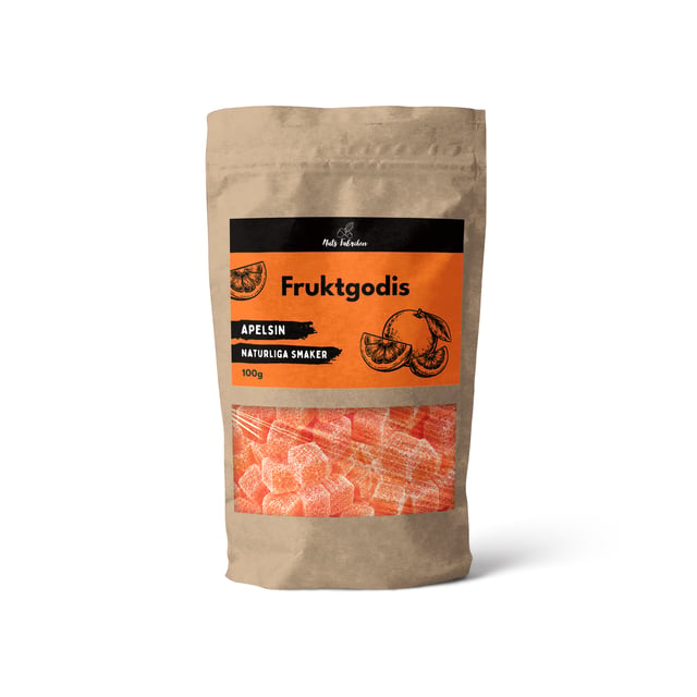 Nuts Fabriken Fruktgodis Apelsin 100 g