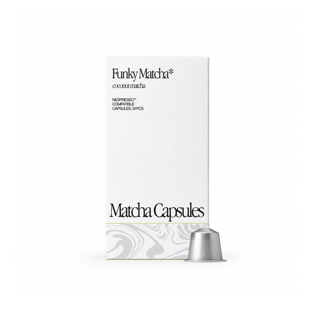 Funky Matcha Coconut Matcha Pods 10 st
