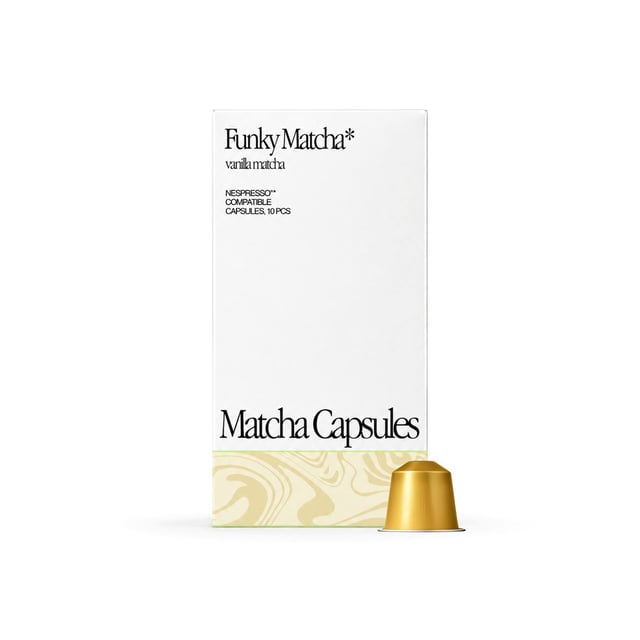 Funky Matcha Vanilla Matcha Pods 10 st