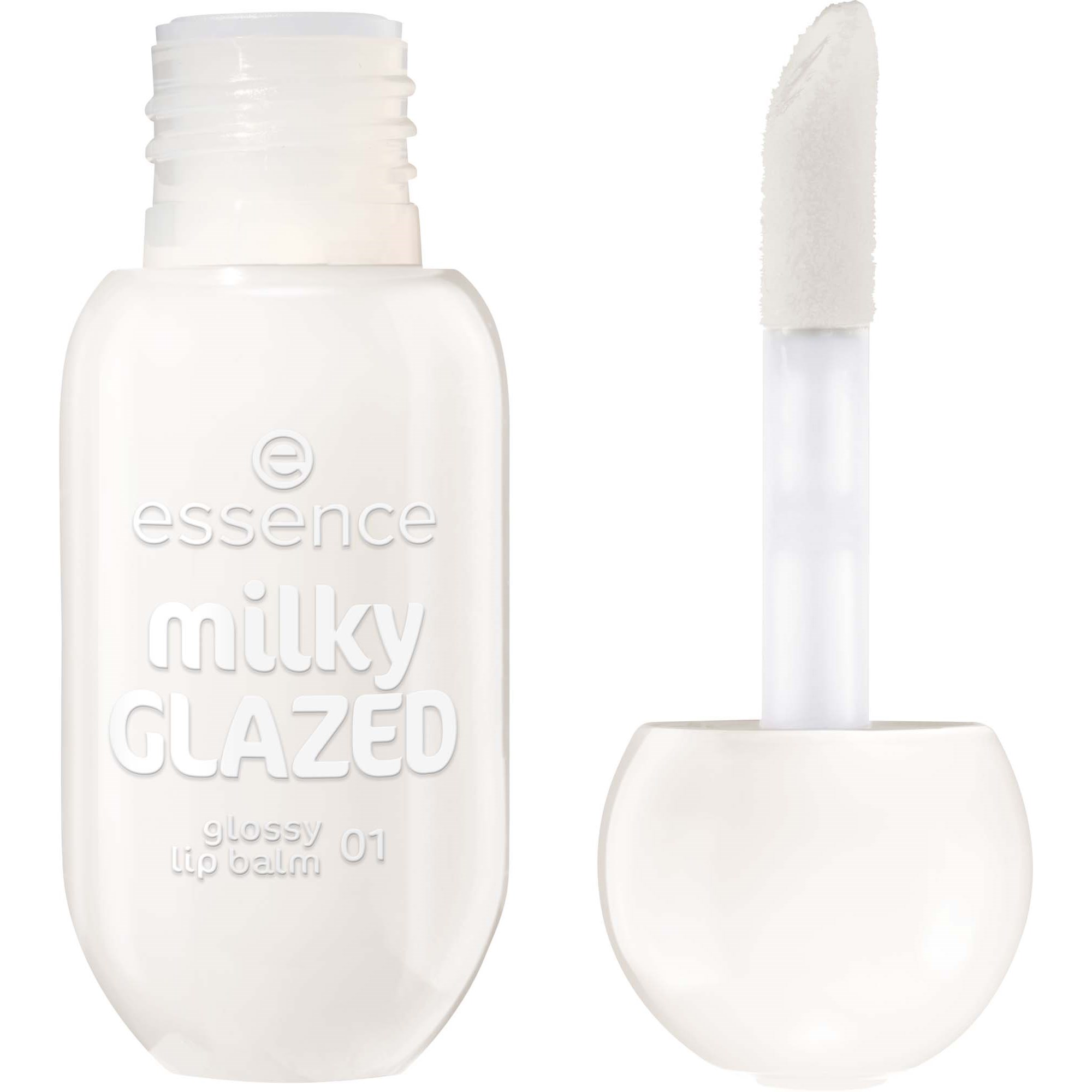 essence Milky Glazed Glossy Lip Balm 01 Sheeriously Creamy
