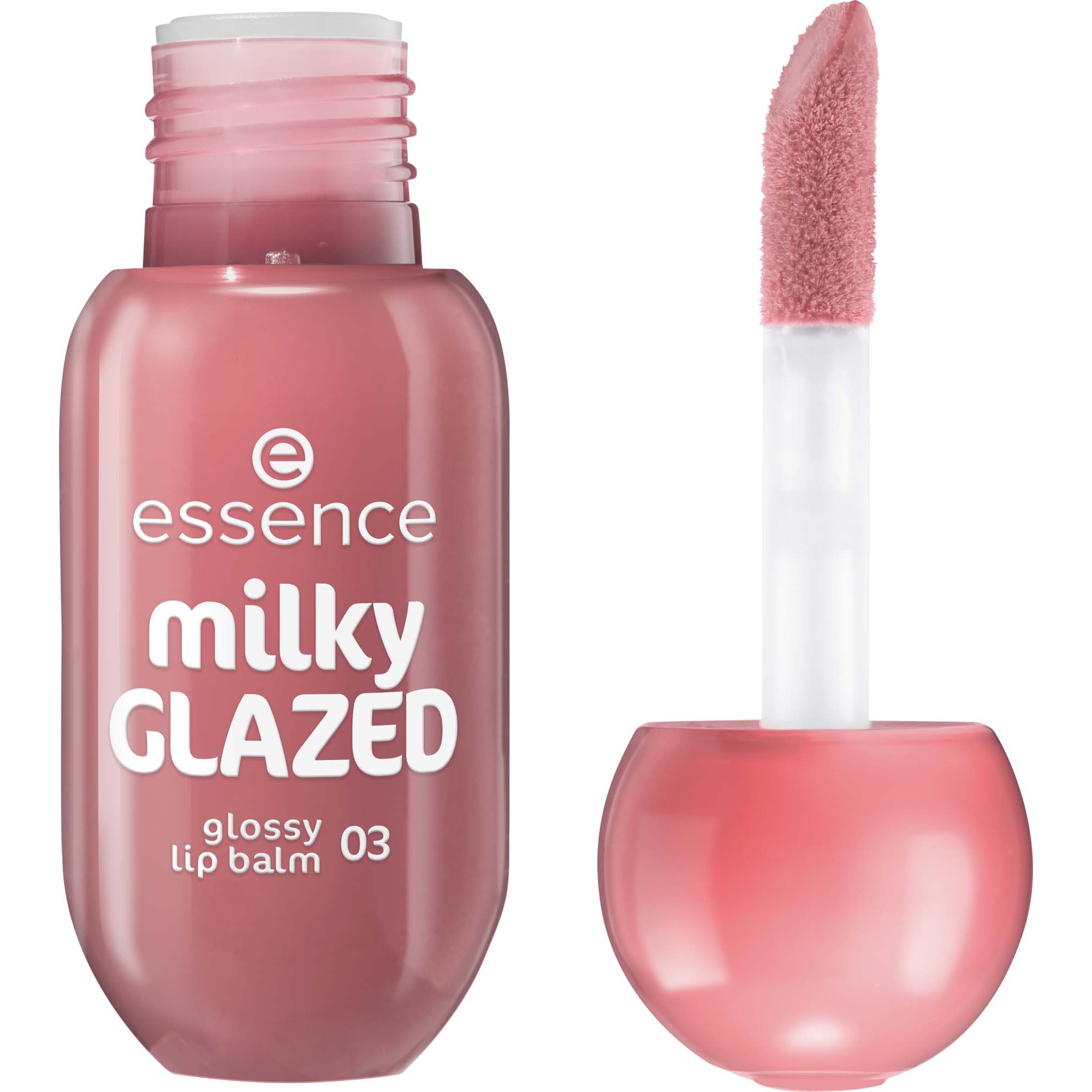 essence Milky Glazed Glossy Lip Balm 03 Cream Of The Crop