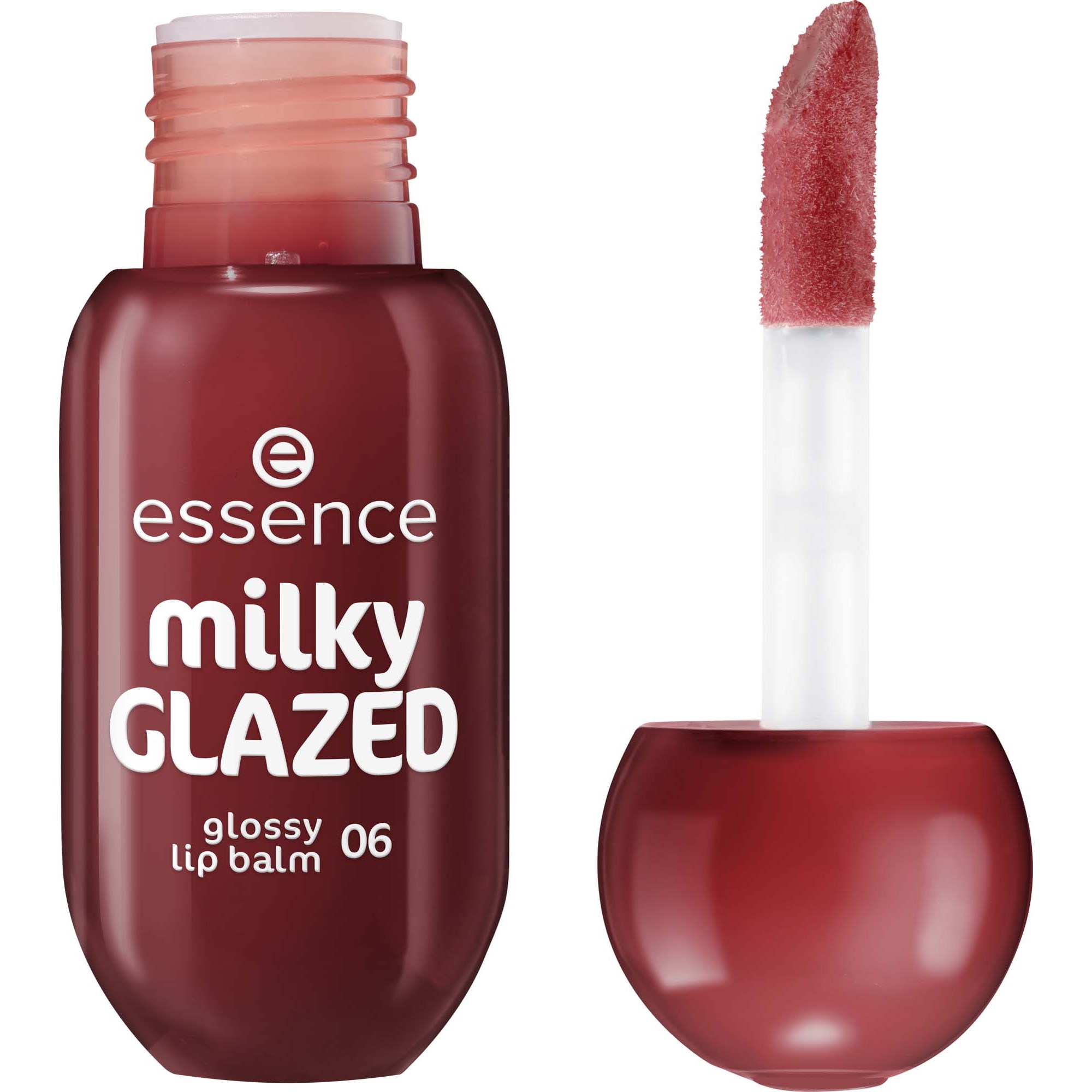 essence Milky Glazed Glossy Lip Balm 06 Cherry On Top