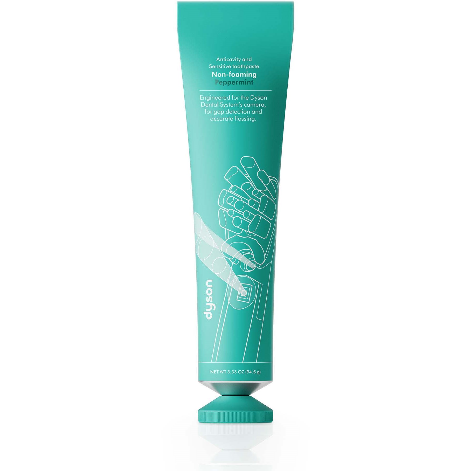 Dyson Non-foaming sensitive toothpaste Peppermint 75 ml