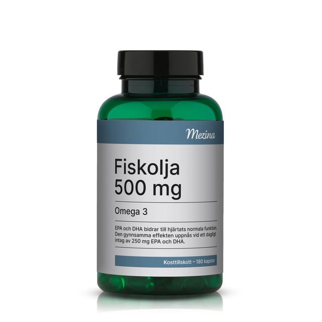Mezina Fiskolja omega 3 500 mg