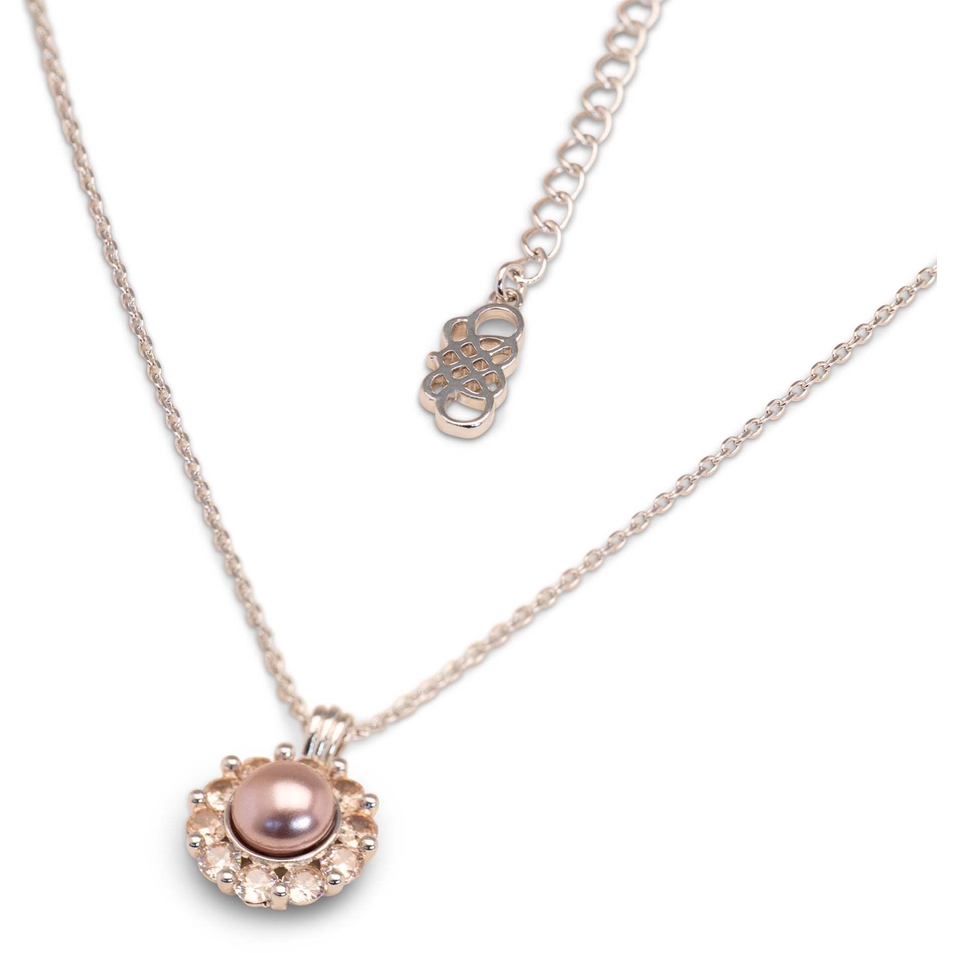 Lily and Rose Miss Sofia necklace - Pink topaz pearl