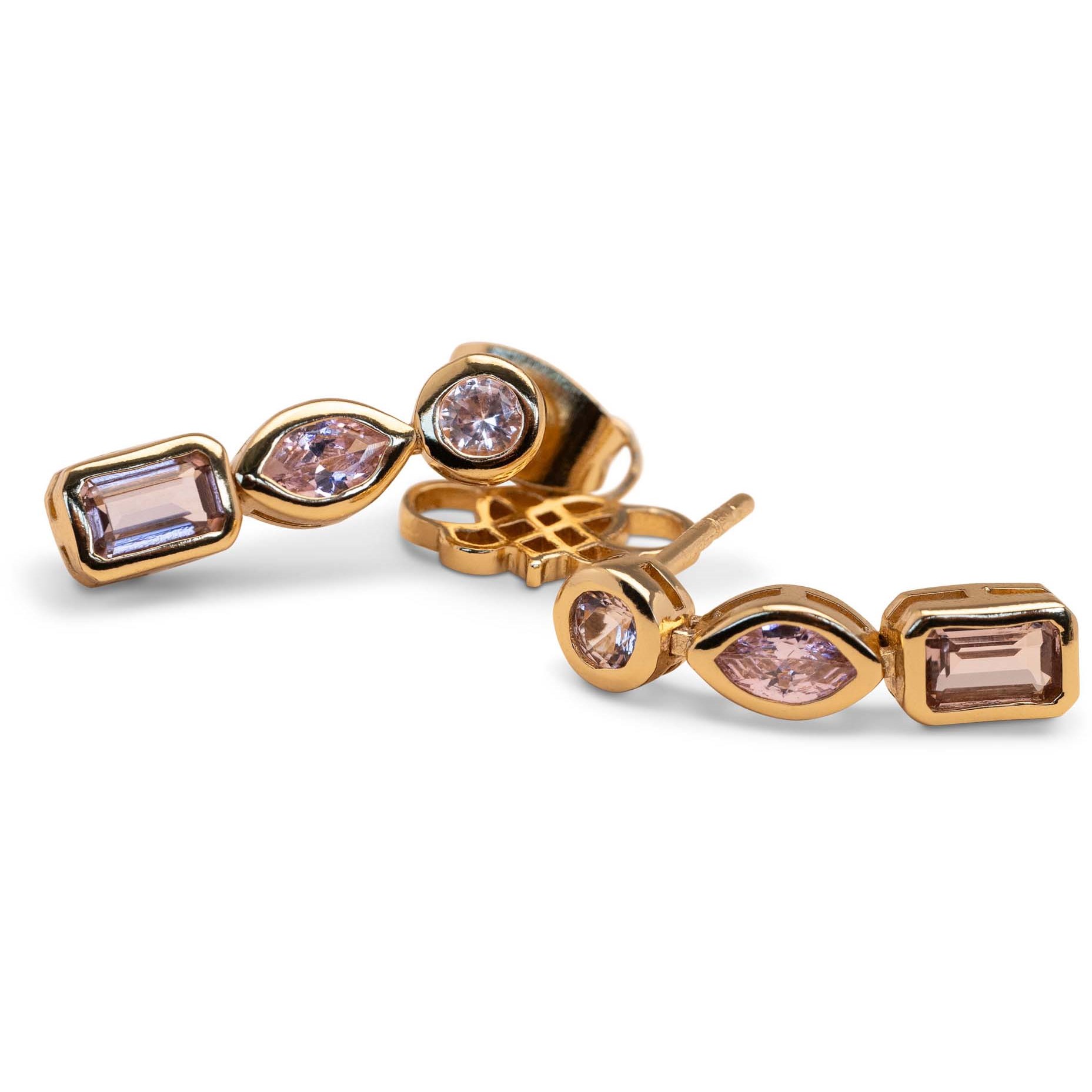 Lily and Rose Sylvie earrings Pink Topaz