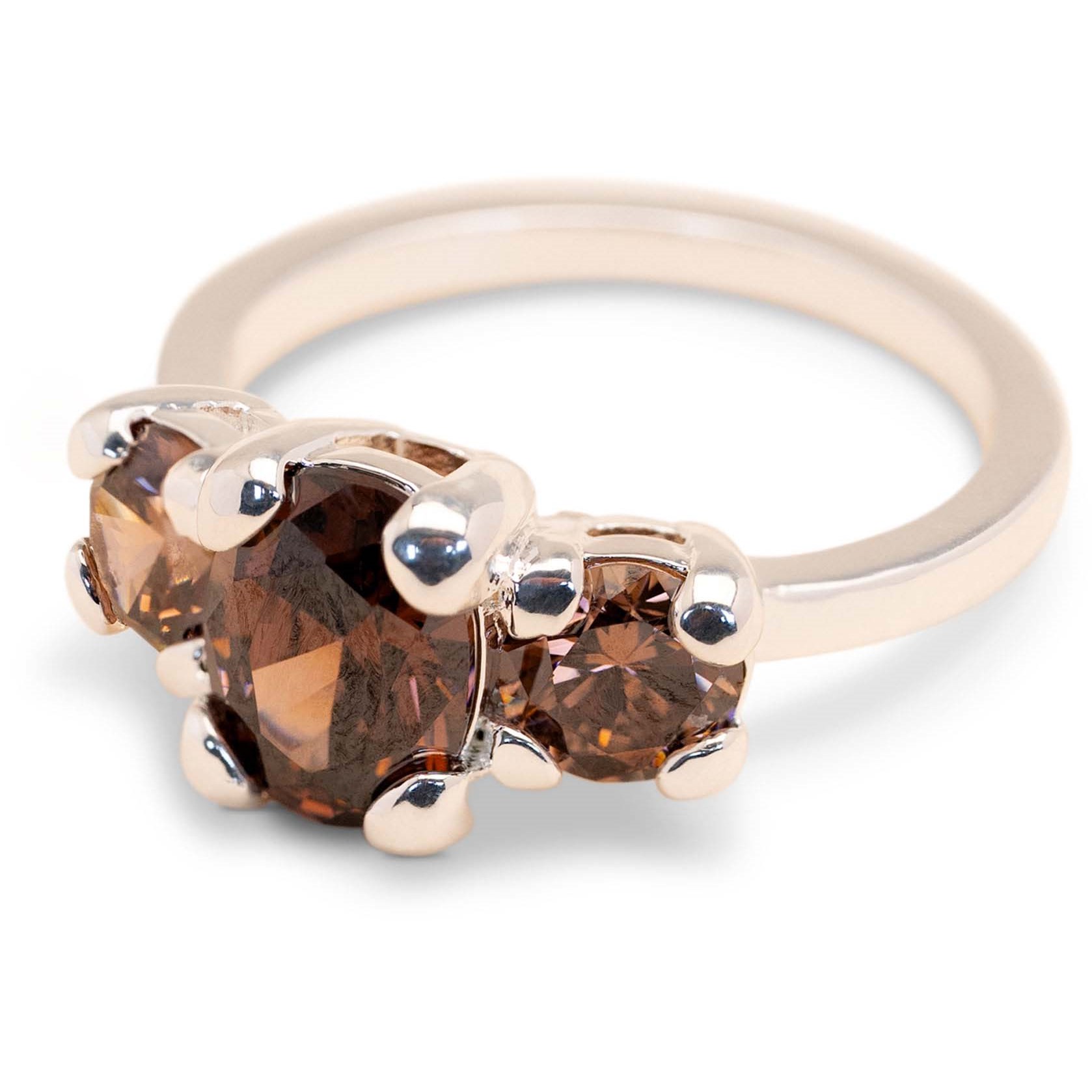 Lily and Rose Ines ring - Chocolate 17 mm