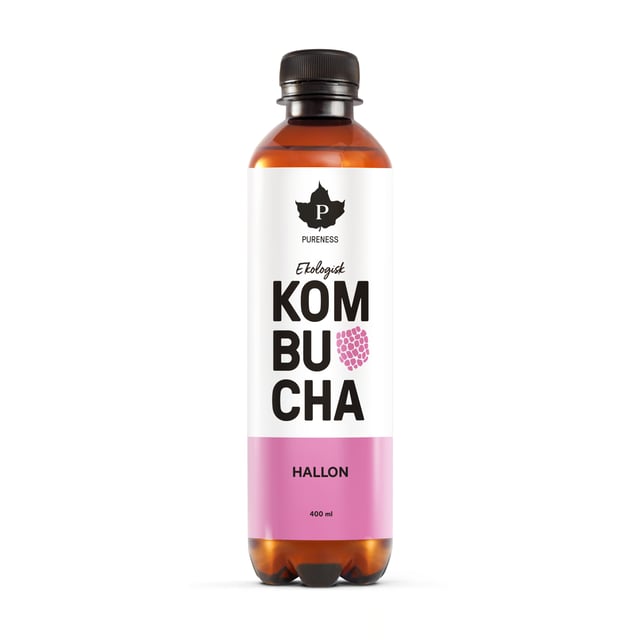 Pureness Ekologisk Kombucha Hallon 400 ml