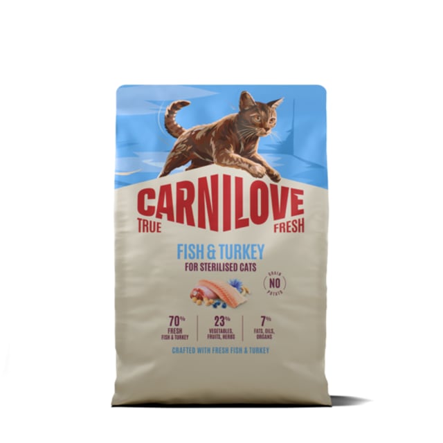 Carnilove True Fresh Cat Fish & Turkey for Sterilised Adult All Breeds 2 kg