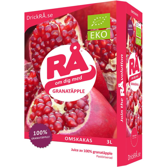 RÅ Granatäpple EKO 300 cl
