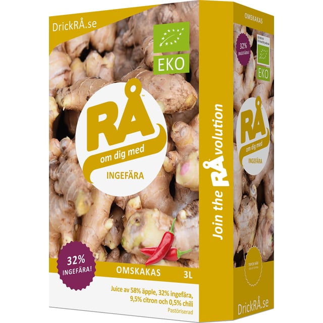 RÅ Ingefära EKO 300 cl