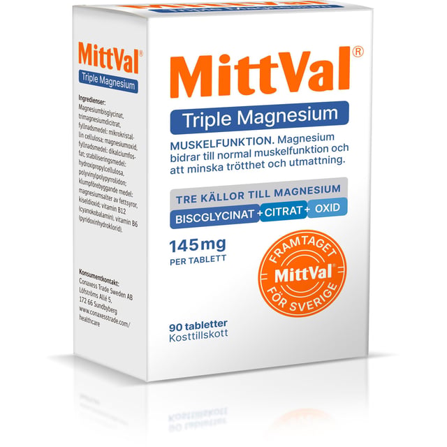 MittVal Triple Magnesium 90 st