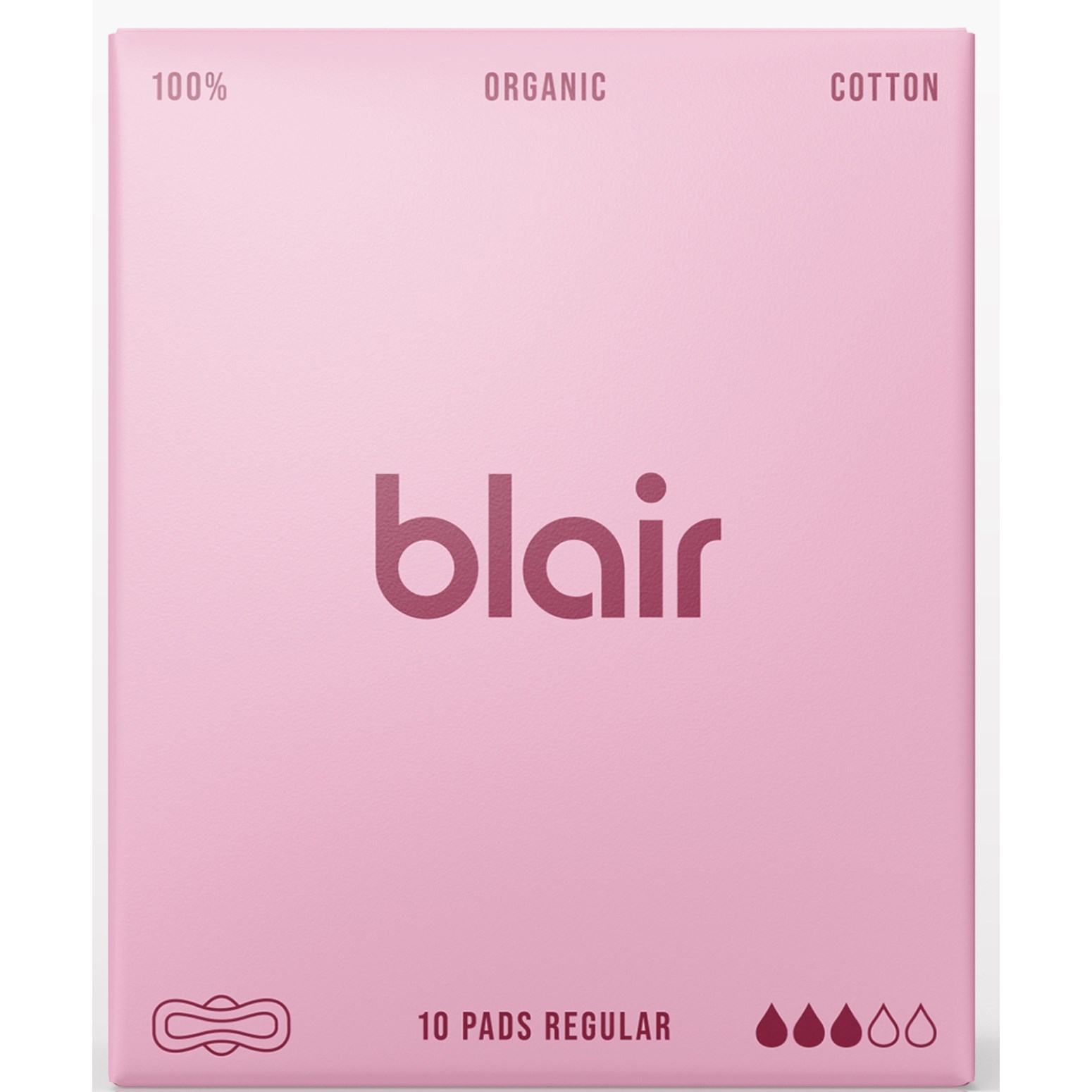 Blair Organic Cotton Day Pads 10 st