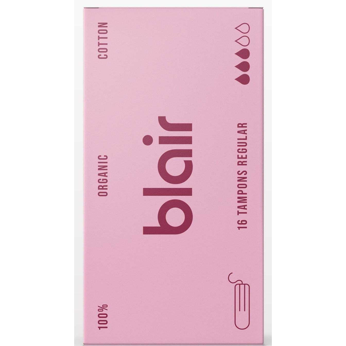 Blair Organic Cotton Tampons Regular 16 st