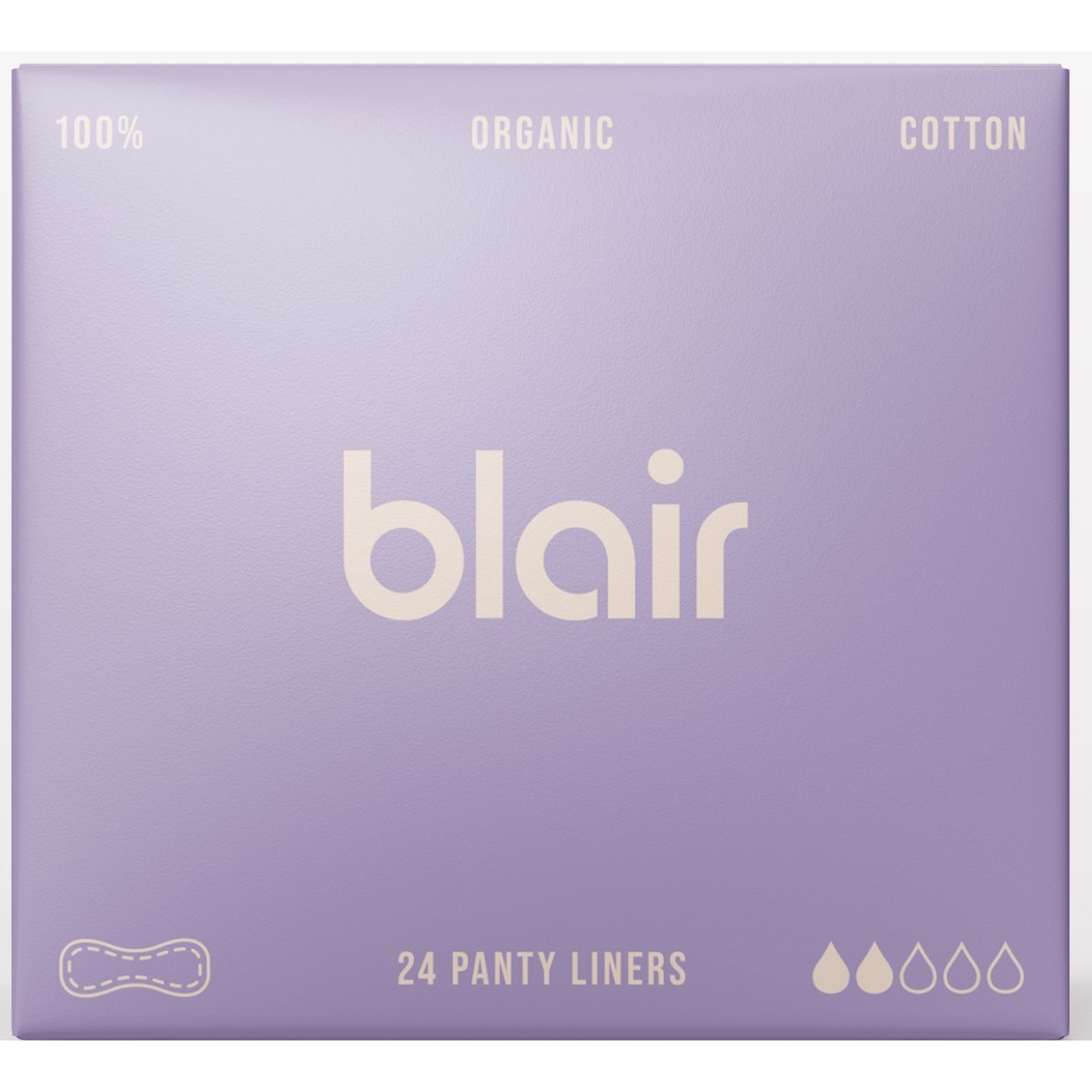 Blair Organic Cotton Pantyliners 24 st