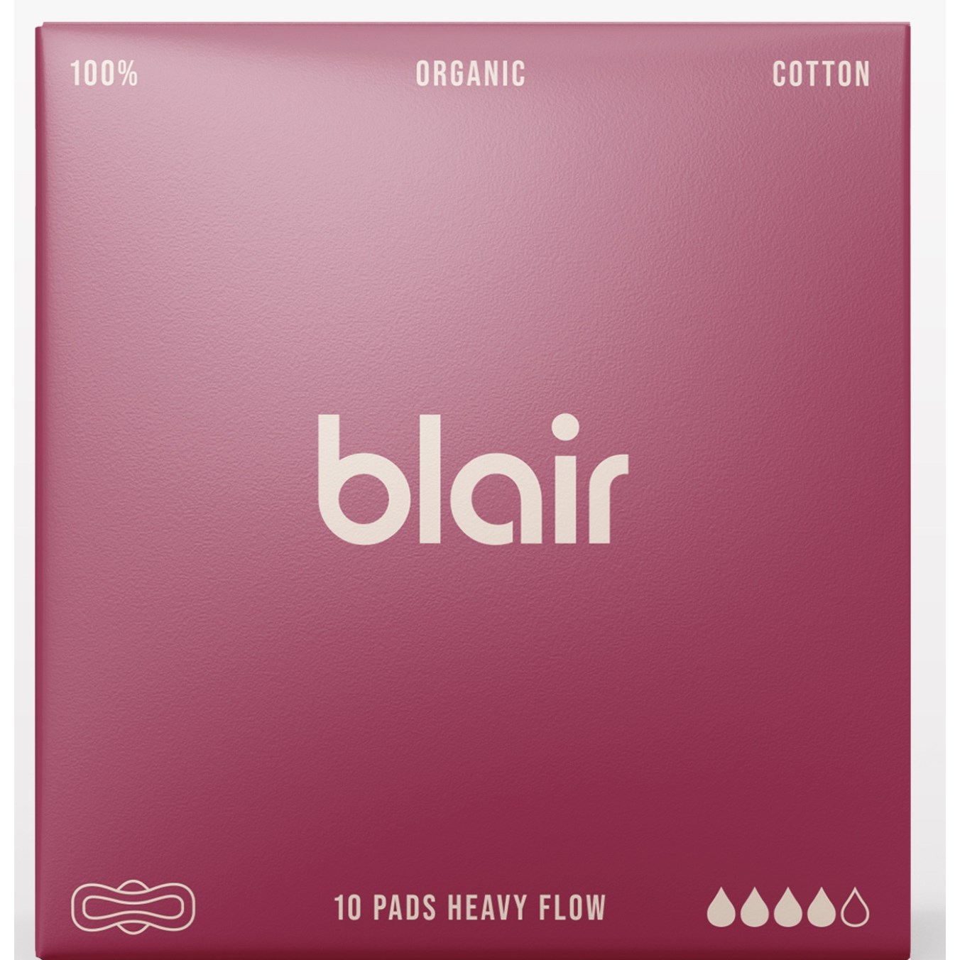 Blair Organic Cotton Night Pads 10 st