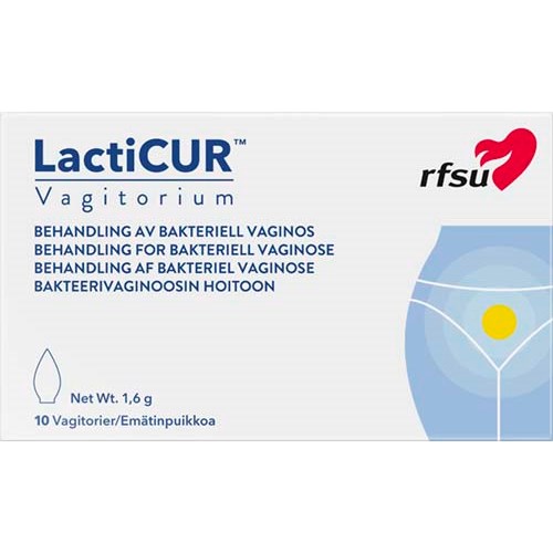 RFSU LactiCUR Vagitorium 10 st