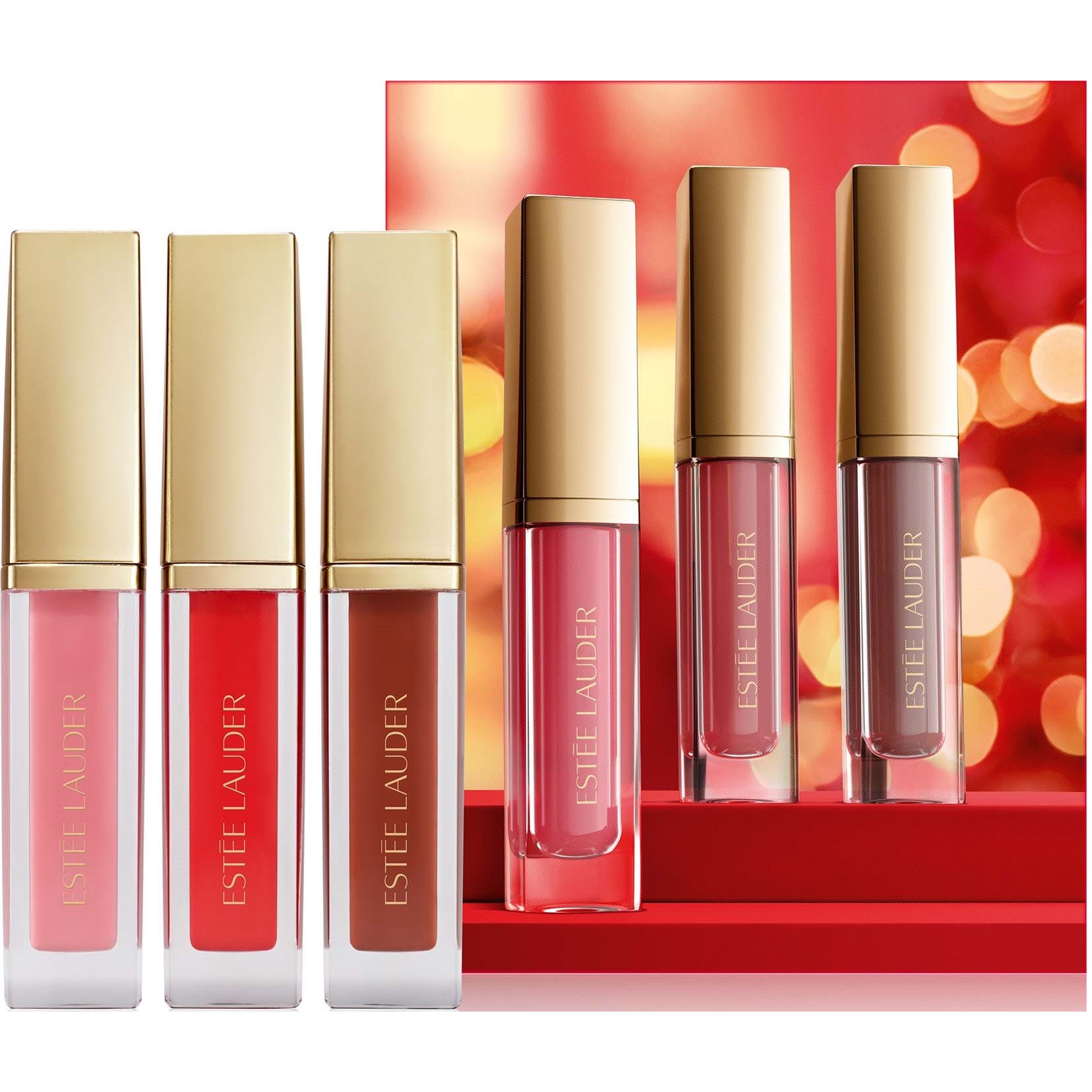 Estée Lauder Suite Kisses Glossy Pout Mini Lip Oil Trio Set