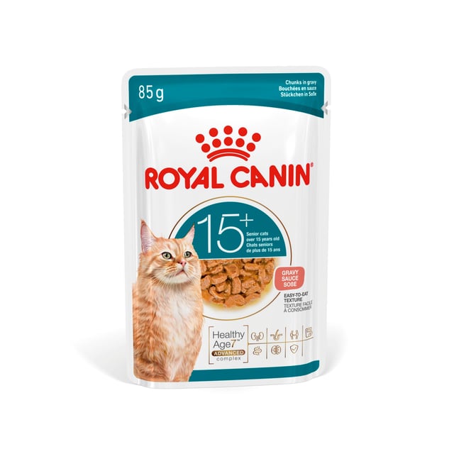 Royal Canin Ageing 15+ bitar i sås våtfoder för katt 1,02 kg