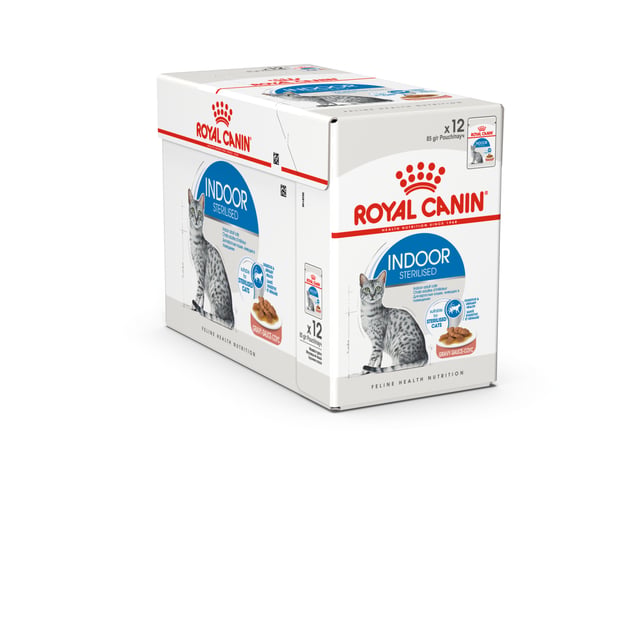 Royal Canin Indoor Sterilised Gravy Adult våtfoder för katt 12 x 85 g