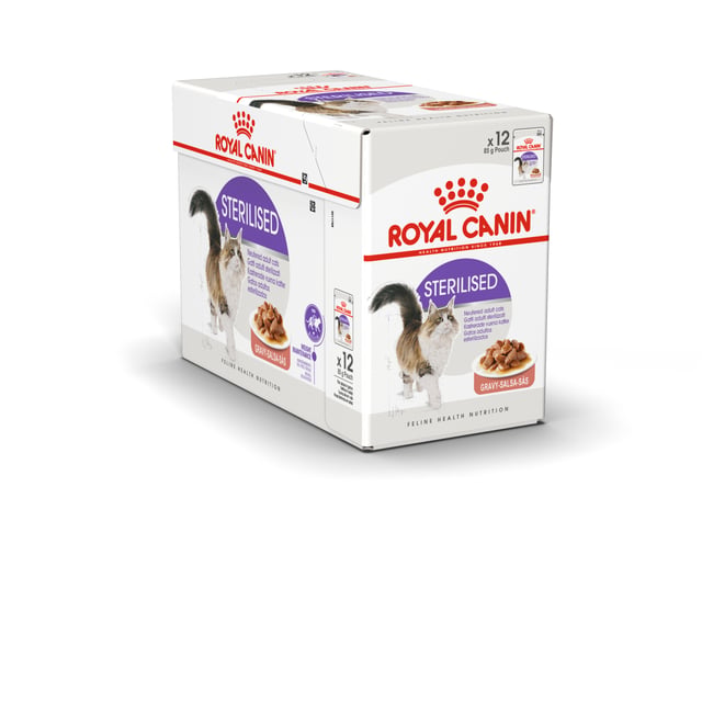 Royal Canin Sterilised Gravy Adult våtfoder för katt 12 x 85 g