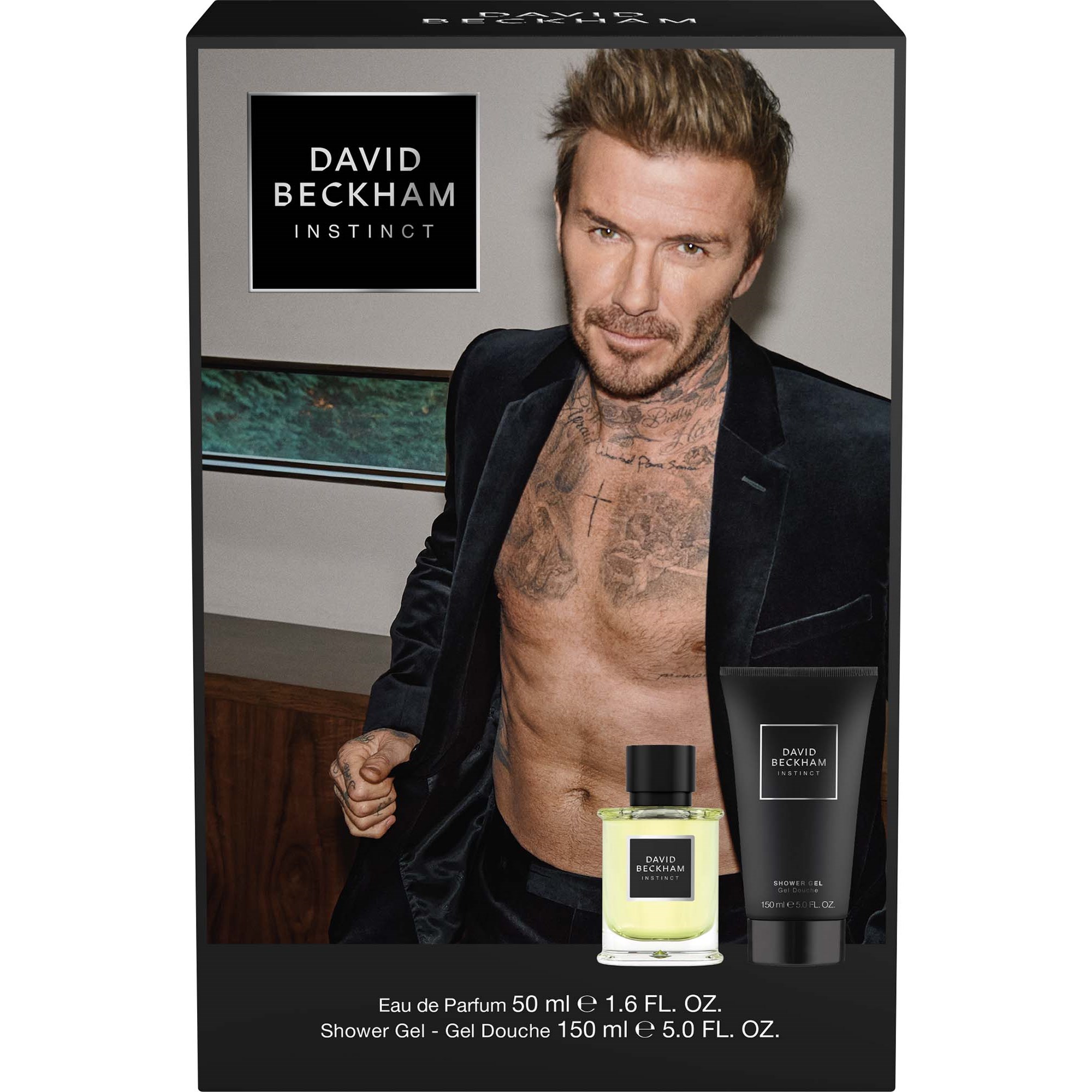David Beckham Gift Set Instinct Eau De Parfum 50 ml + Shower Gel 150 ml