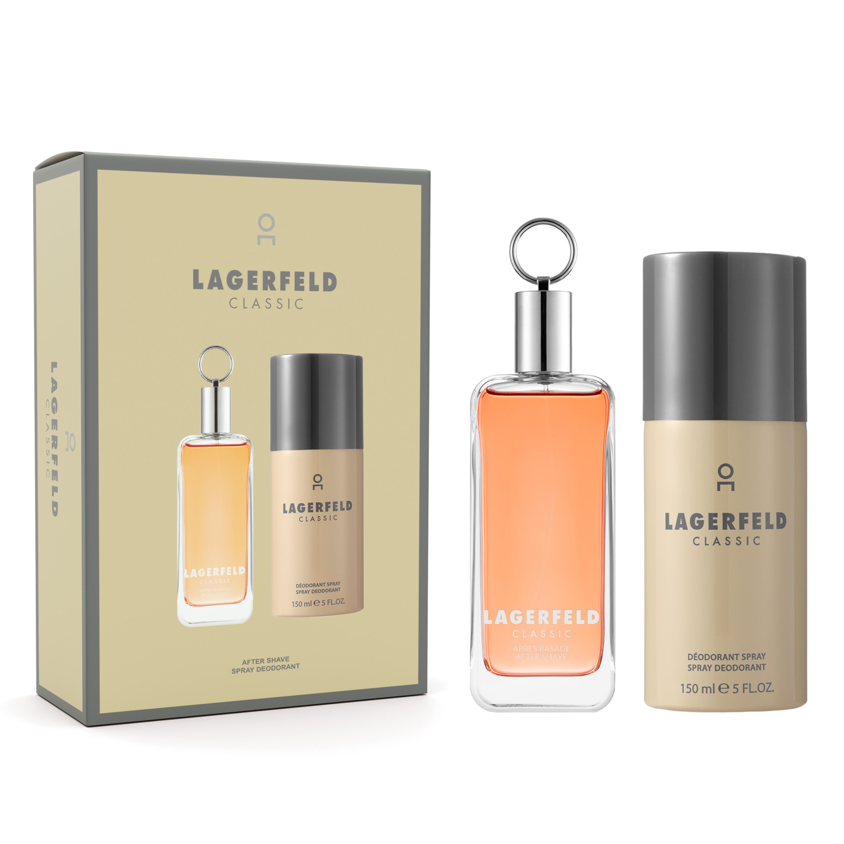 Karl Lagerfeld Gift Set Classic After Shave Lotion 100 ml + Deo Spray 150 ml