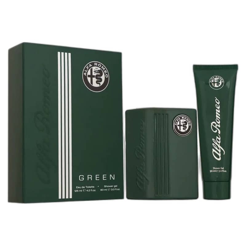 Giftset Alfa Romeo Green Edt 125ml + Shower Gel 90ml