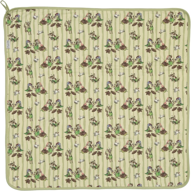 Geggamoja Babyfilt Pettson & Findus Mossgrön One Size 1 st
