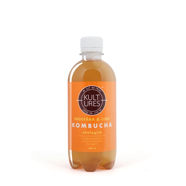 Kultures Kombucha Ingefära & Lime 400 ml