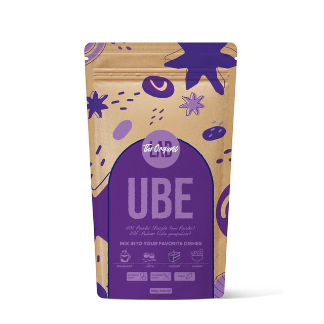 The Organic Labs UBE pulver (lila jamsrot) 100 g