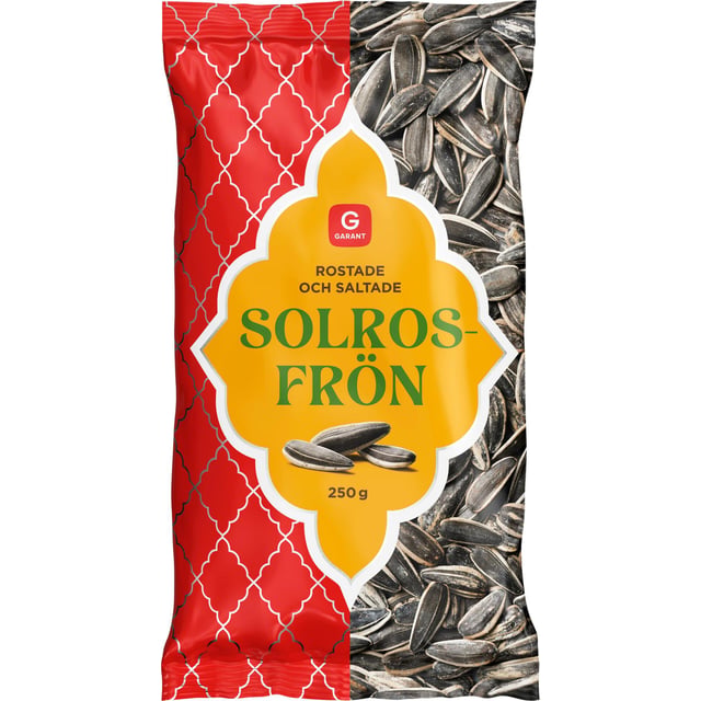 Garant Solrosfrön med skal 250 g