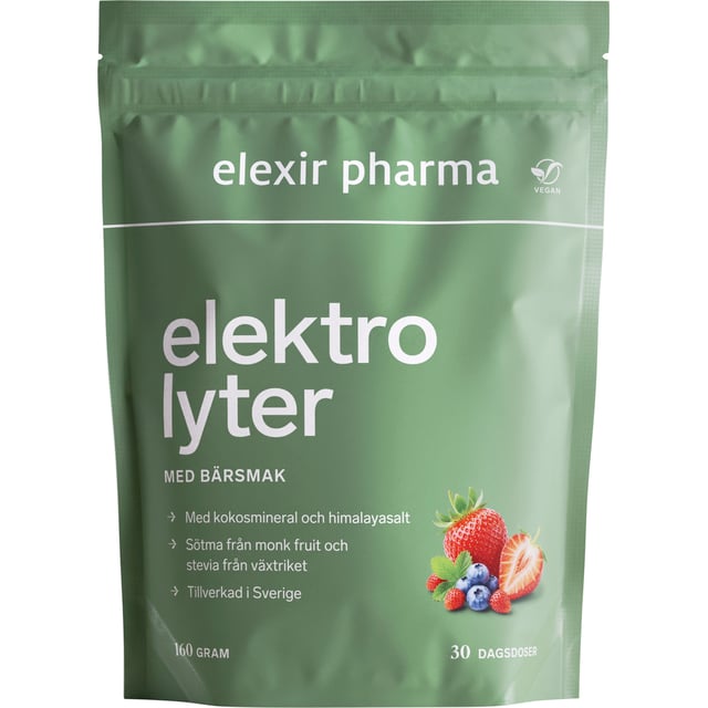 Elexir Pharma Elektrolyter Bär 160 g
