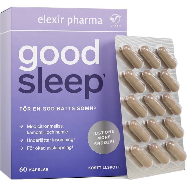 Elexir Pharma Good Sleep 60 kapslar